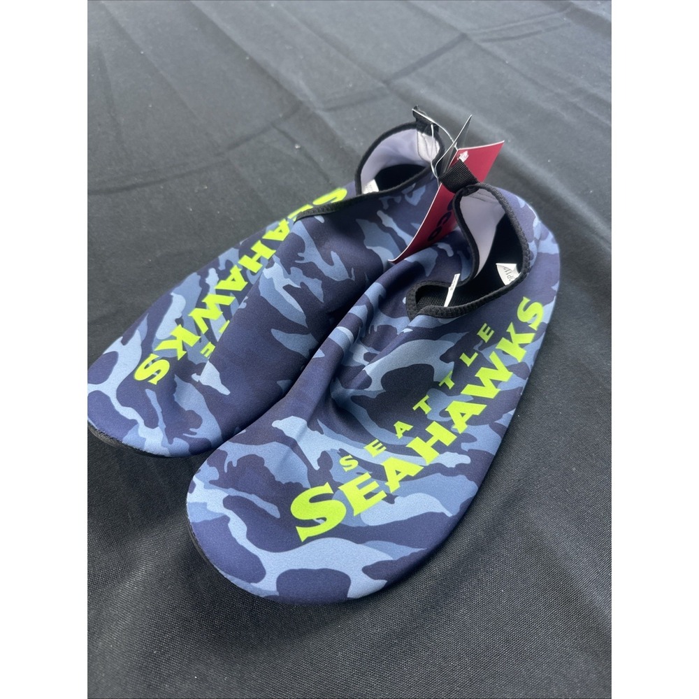 Foco Men's Yoga Gym Aqua Shoes Seattle Seahawks NFL Camo Water Sock-L